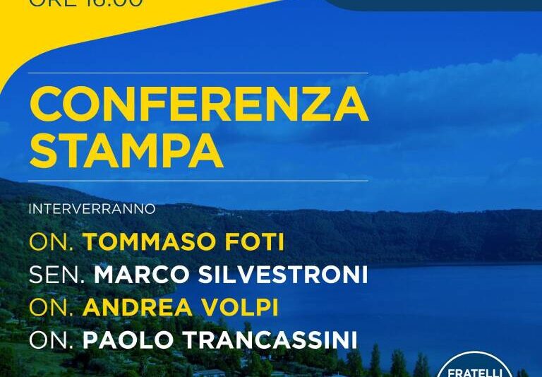 Castel Gandolfo, sulle rive del lago Albano la manifestazione “Prima le Idee” della Federazione Fratelli d’Italia Provincia di Roma